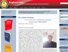 Tablet Screenshot of keghart.com